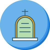 icono de vector de cementerio