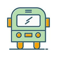 School Bus Vector Icon