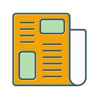 Newspaper Vector Icon