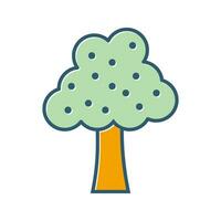 Fruit Tree Vector Icon