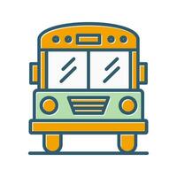 School Bus Vector Icon