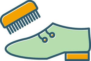 Shoe Polishing Vector Icon