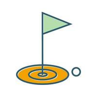 icono de vector de golf