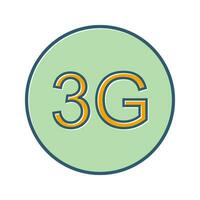 icono de vector 3g