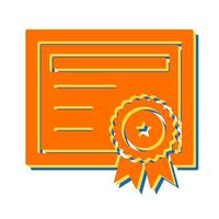 Certificate Vector Icon