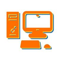 Computer Vector Icon