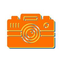 icono de vector de cámara de fotos