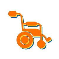 Wheel Chair Vector Icon