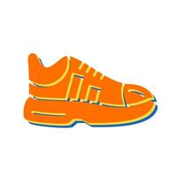 icono de vector de zapatillas