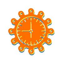 icono de vector de reloj