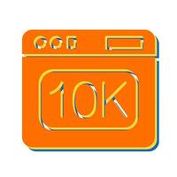 10k Vector Icon