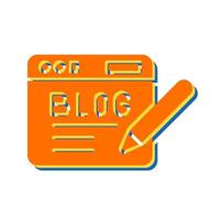 Blog Vector Icon