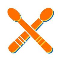 Drumsticks Vector Icon