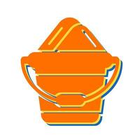 Sand Bucket Vector Icon