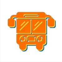 icono de vector de bus