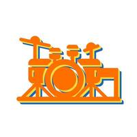 Drum Set Vector Icon