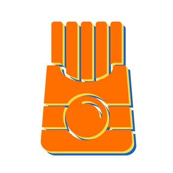 icono de vector de fichas