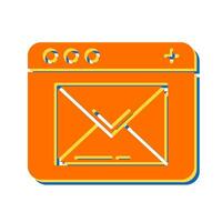 icono de vector de correo electrónico