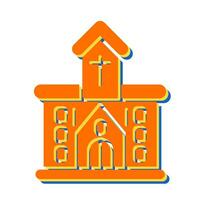 icono de vector de iglesia