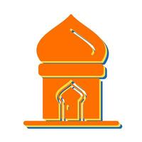 icono de vector de puerta masjid