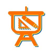 Designing Presentation Vector Icon
