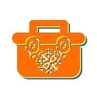 Portable Fridge Vector Icon