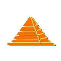 Pyramid Vector Icon