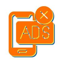 AD Block Vector Icon