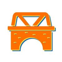 icono de vector de puente