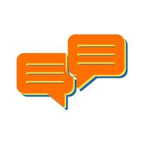 Chatting Vector Icon