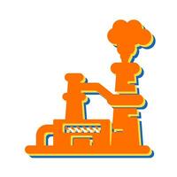 Nuclear Plant Vector Icon