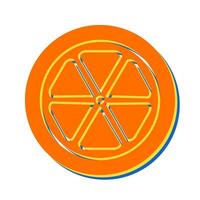 Orange slice Vector Icon