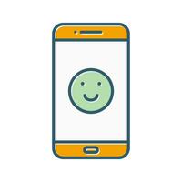 Happy Face Vector Icon