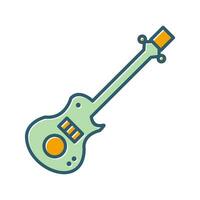 icono de vector de guitarra eléctrica