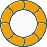 Swimming Tire Vector Icon