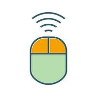 Wireless input device Vector Icon