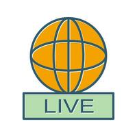 Live News Vector Icon