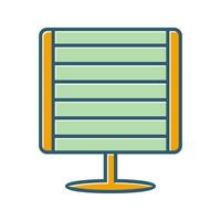 Infrared Heater Vector Icon