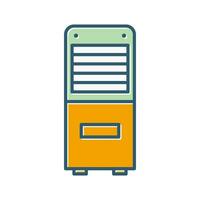 Mobile Air Conditioner Vector Icon