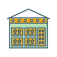 Storage Unit Vector Icon