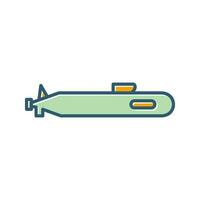 Submarine Vector Icon