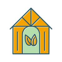 Eco friendly Building Vector Icon