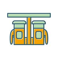 Petrol Station Vector Icon