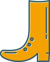 Cowboy Boot Vector Icon