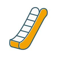 icono de vector de escalera mecánica