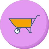 Wheelbarrow Vector Icon