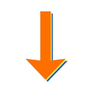 Down Vector Icon