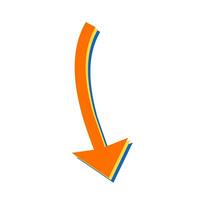 Arrow Pointing Down Vector Icon