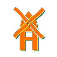Windmill Vector Icon