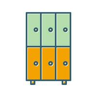 Lockers Vector Icon